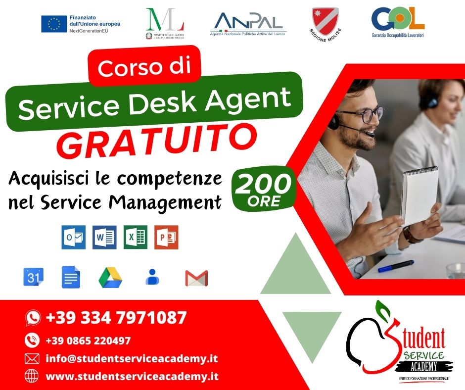 Programma GOL - Service Desk Agent